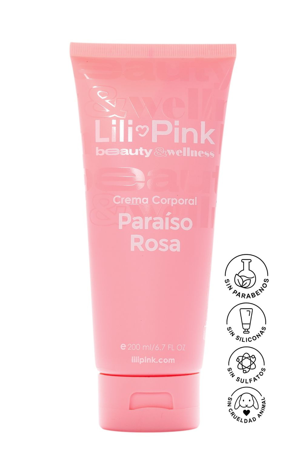 Crema corporal paraíso rosa 200 ml